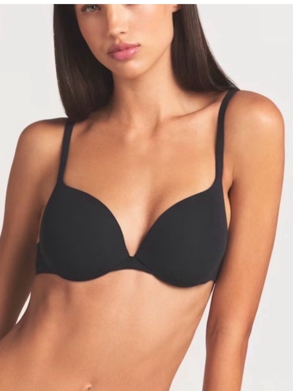 SKIMS Black Contour T-Shirt Bra